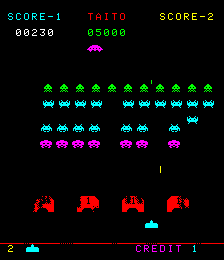 Space Invaders Part II (Taito) Screenshot 1